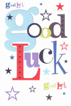 This thoughtfully designed good luck card resonates with the warmth and sophisticated charm of East Finchley. The gentle drama starts with a sweeping baby-blue 'g', surrounded by a chorus of vibrant reds and soulful purples, each letter thoughtfully chosen like stems in a floral design. Across an immaculate white background, stars of every hue-inky blue, delicate sky, and soft lavender-appear as if plucked from the dreams of our local community. The card's smooth, high-quality texture invites a lingering touch, mirroring the tactile richness of a finely crafted bouquet. Every detail comes together to express support and anticipation: the same sense of community encouragement found at local gatherings in Cherry Tree Wood or after-school milestones celebrated near High Road. Ideal for wishing luck ahead of challenges and changes, this card will remind its recipient that East Finchley's support and belief travel with them into every new adventure.